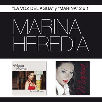 Portada del doble CD de Marina Heredia